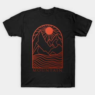 abstract mountain T-Shirt